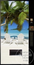 Vendo 500 Series Drink Machine With Beach Front